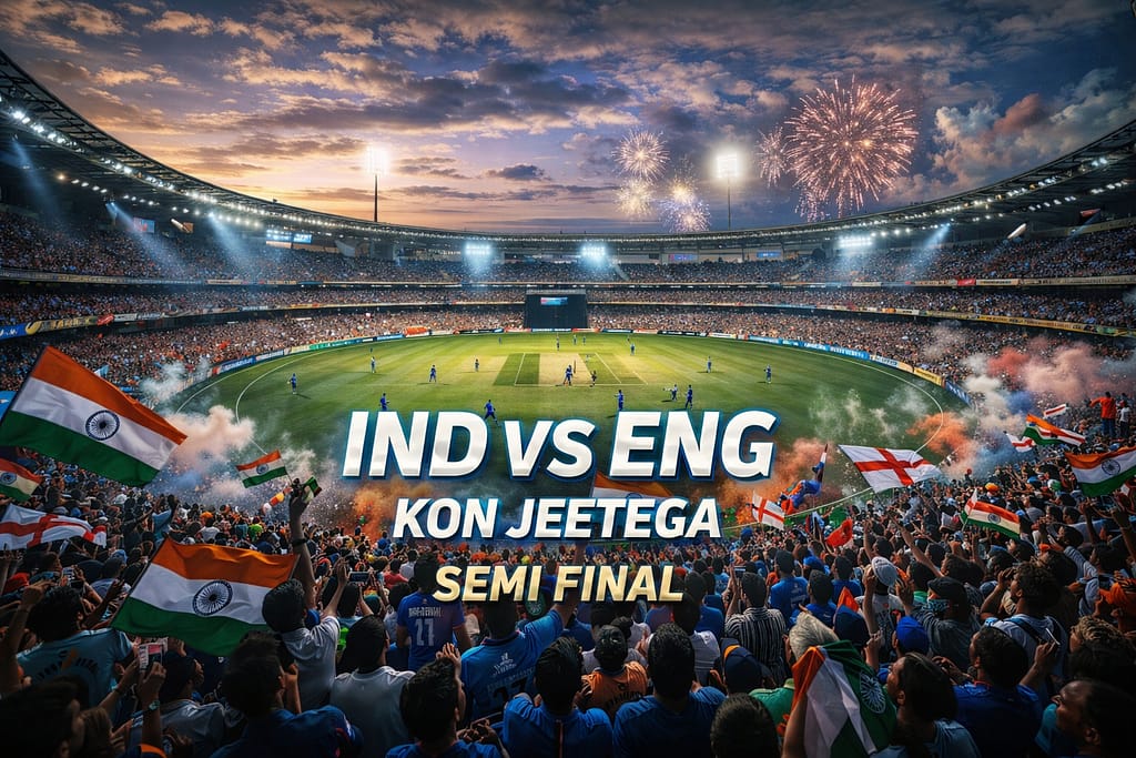 INDIA VS ENGLAND ICC WORLD CUP 2026 SEMI FINAL