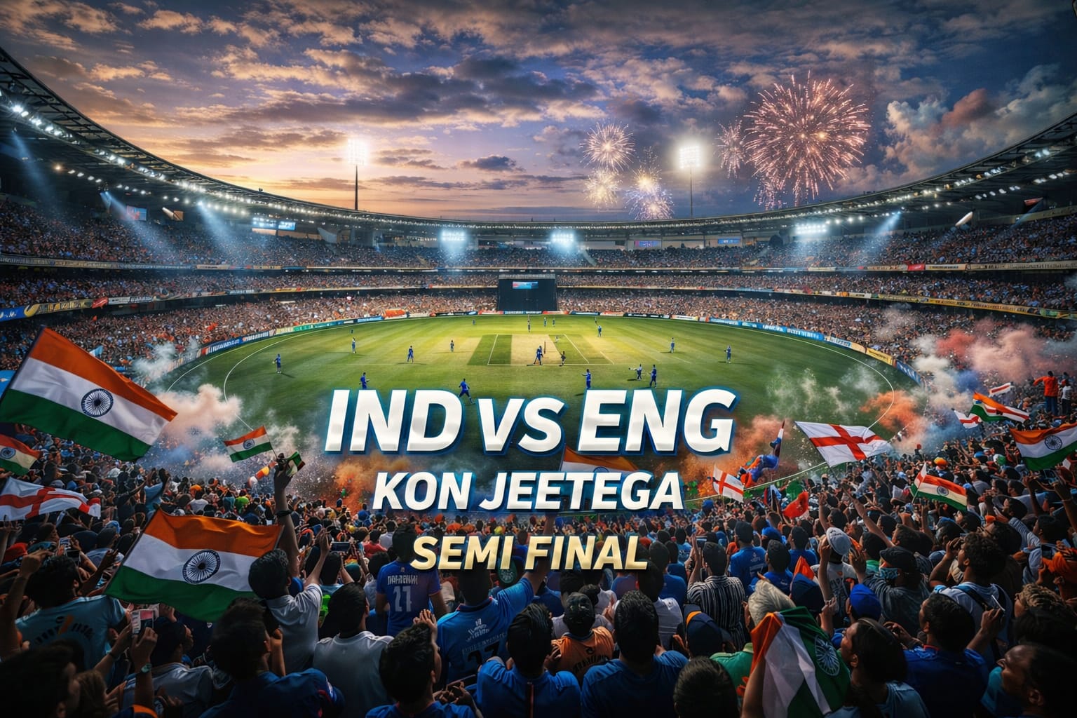 INDIA VS ENGLAND ICC WORLD CUP 2026 SEMI FINAL
